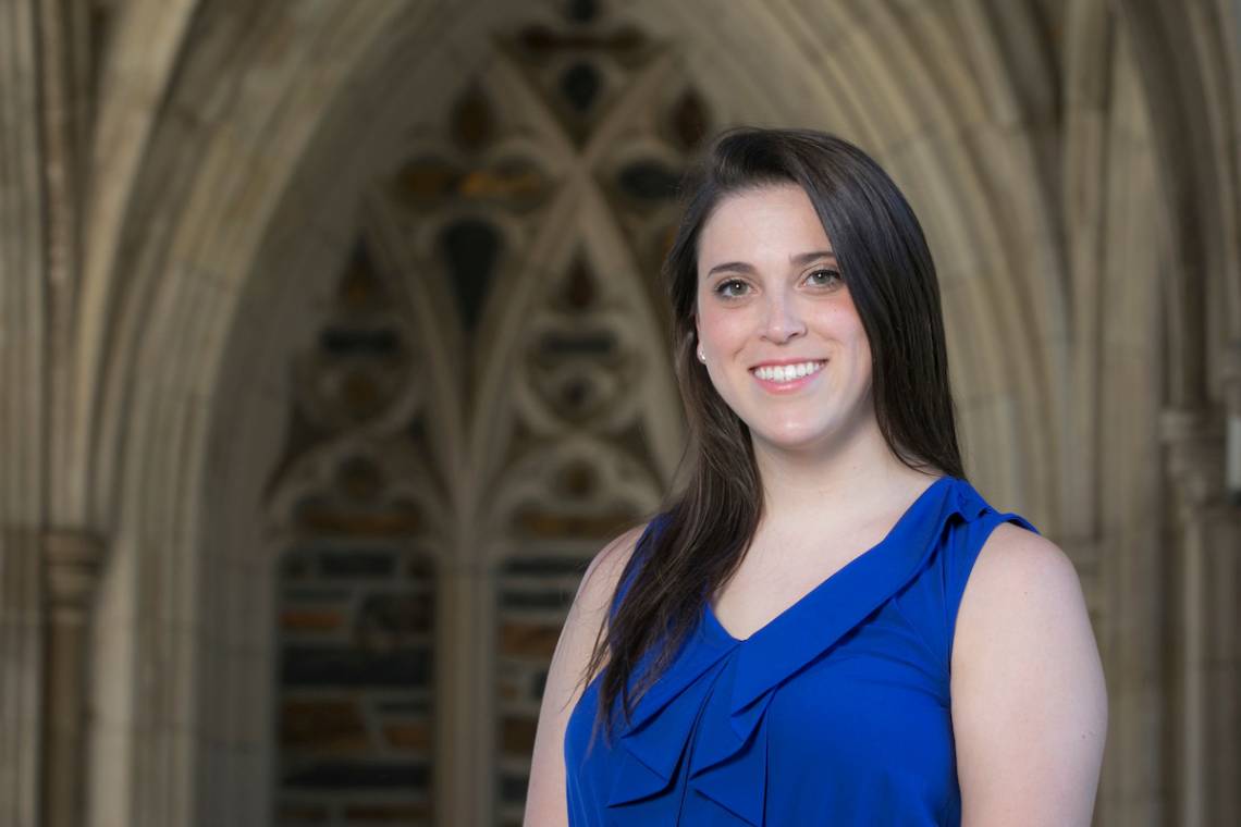 Elena Elliott's parents made sure college was on her radar. Photo by Megan Mendenhall/Duke Photography