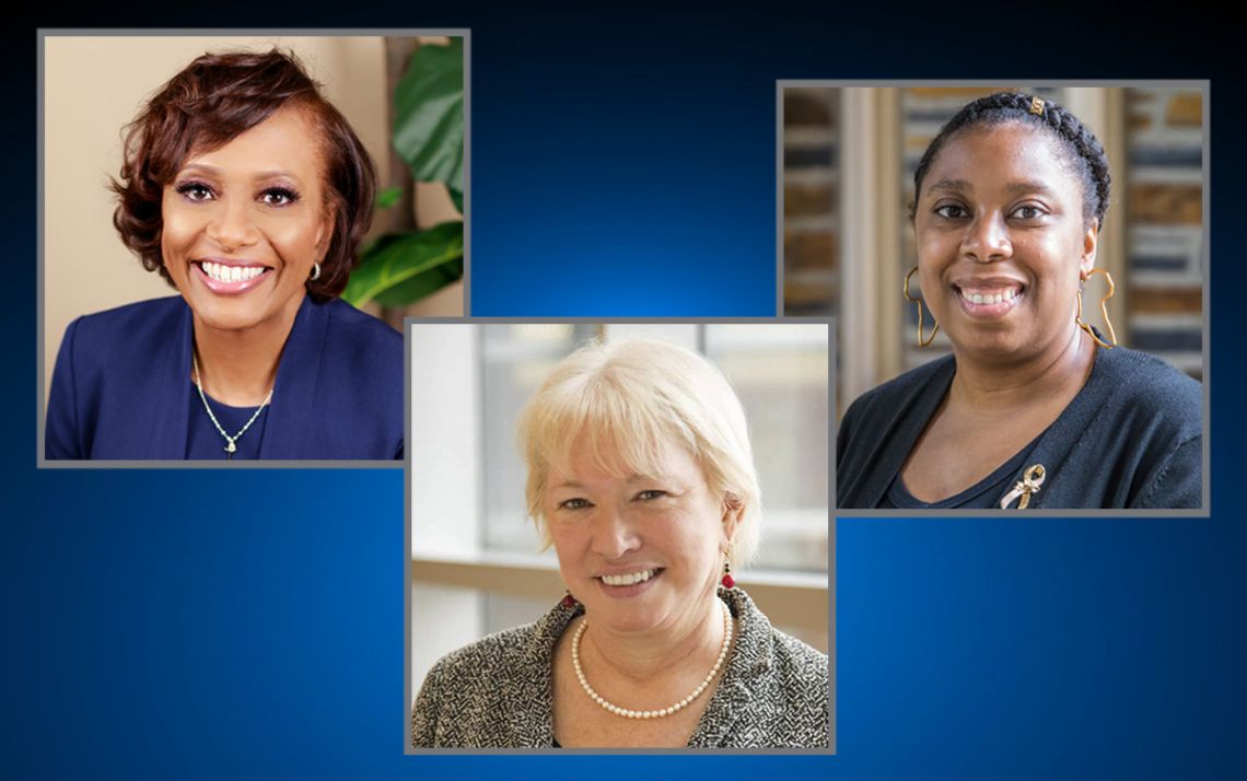 From left to right, Debra Clark Jones, Jenny Lodge and Dawna Jones.