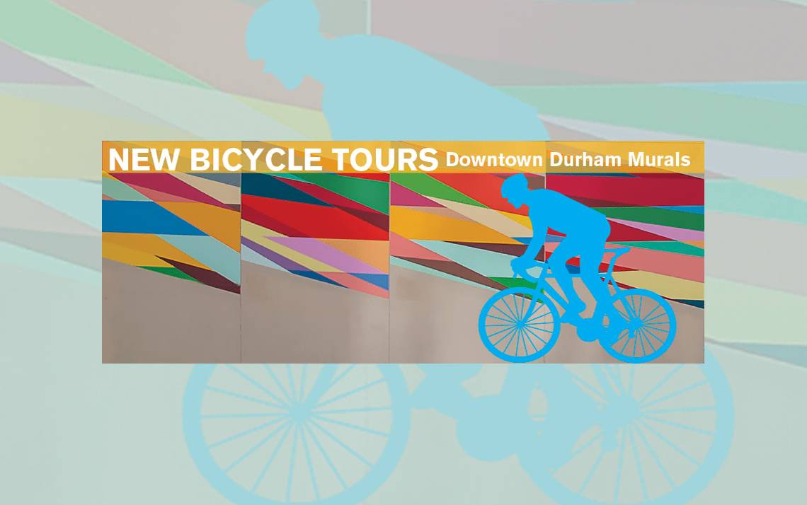Come check out downtown Durham's murals with a free bike tour on May 6.