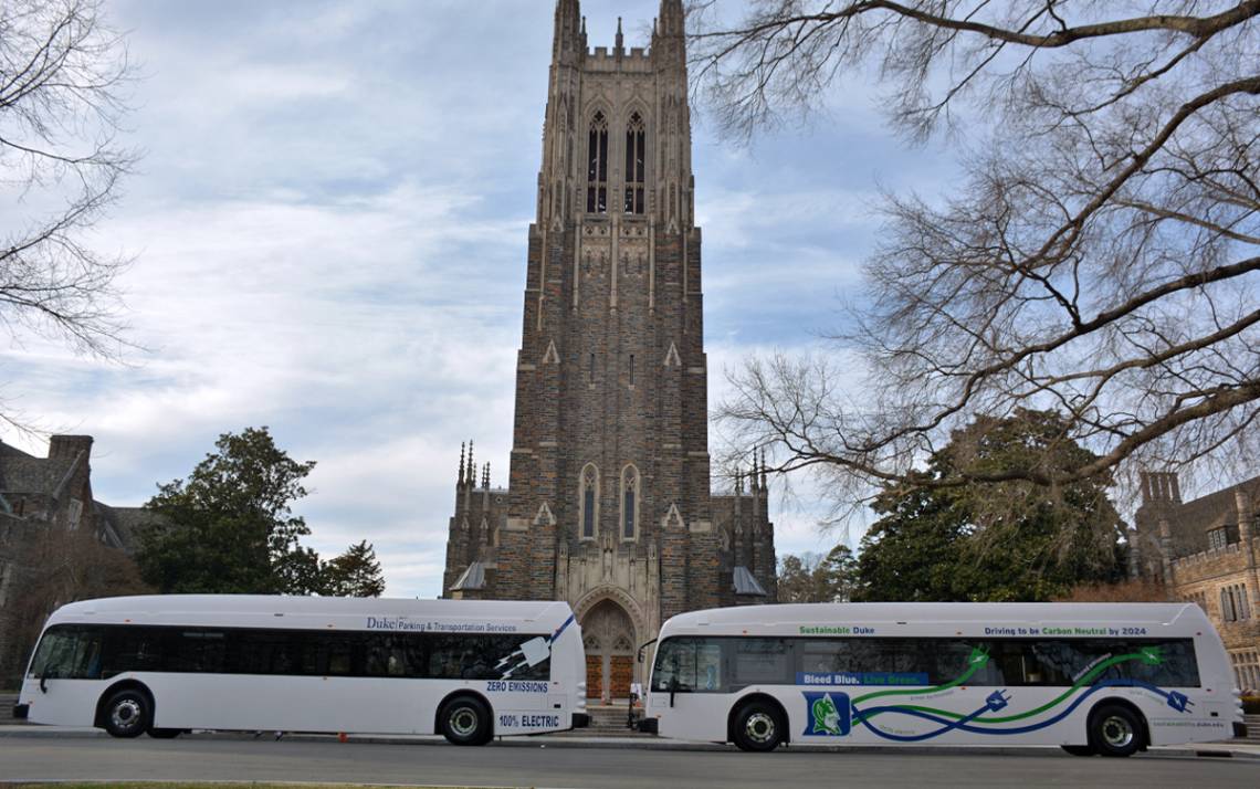 The new 40-foot Proterra ZX5 buses operate for about 200 miles on a single charge. Photos by Jonathan Black.