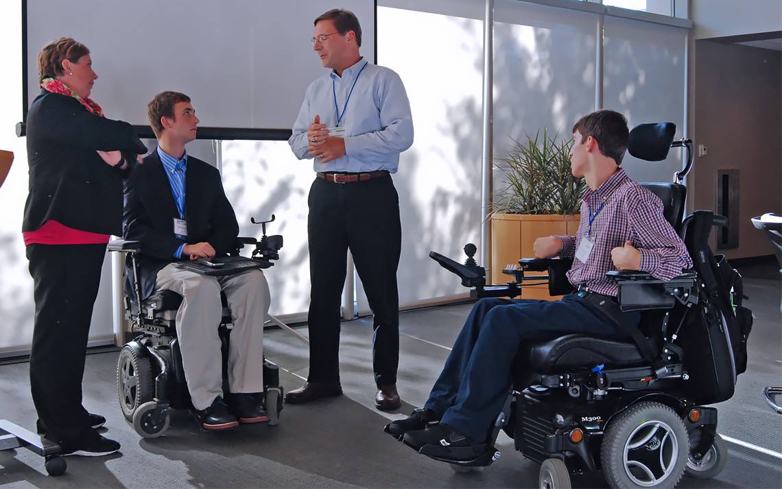 The Duke Disability Management System staff, to include Director Leigh Fickling, on the left, organized a “Beyond Disability, Beyond Compliance” National Retreat in 2014 on Duke's campus.