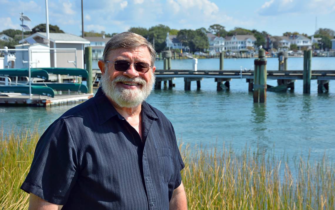 Dominick Brugnolotti makes sure happiness is abound at the Beaufort lab