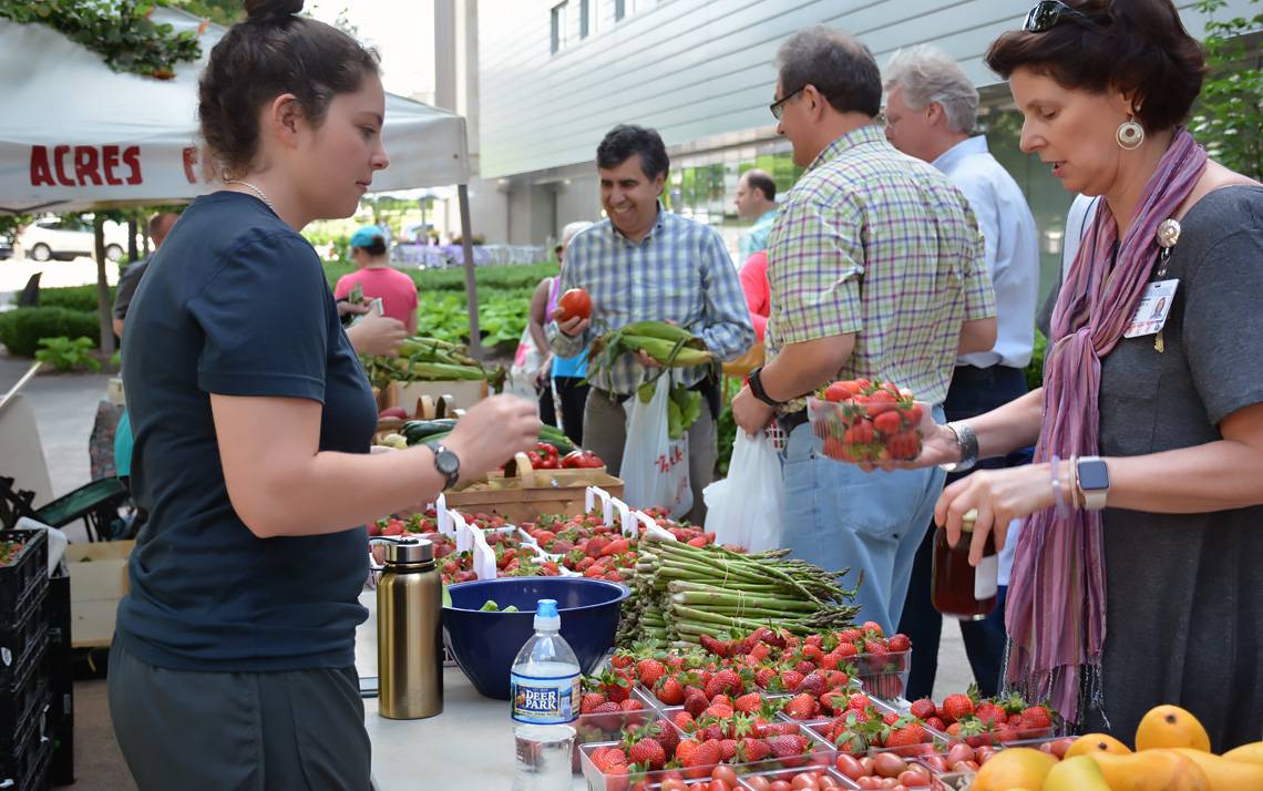 Duke Farmers Market opened its 17th season Friday. Photos by Leanora Minai.