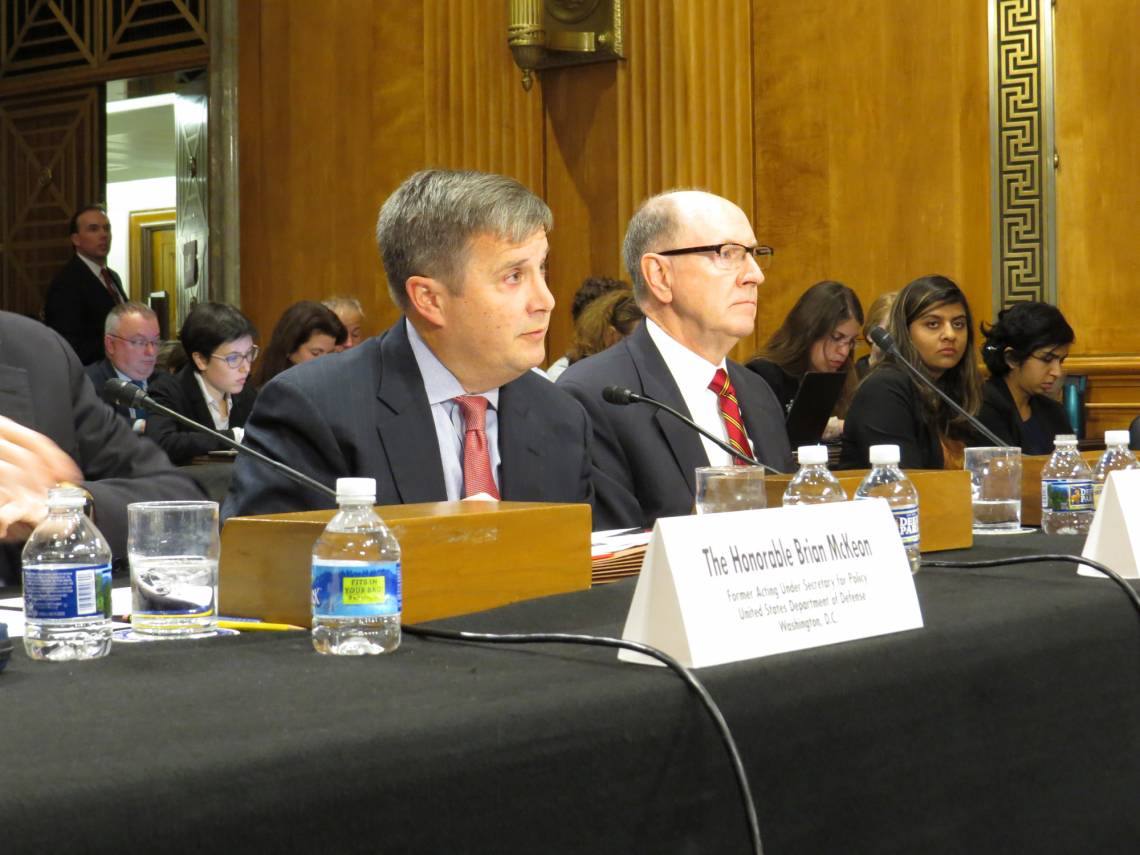 Peter Feaver testified Tuesday before the Senate Foreign Relations Committee
