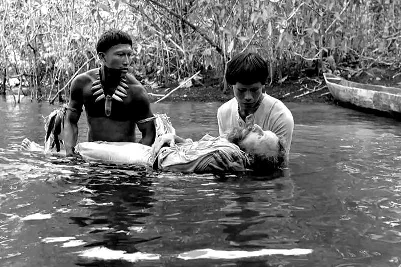 Still image from Embrace of the Serpent, to be shown Sept. 30