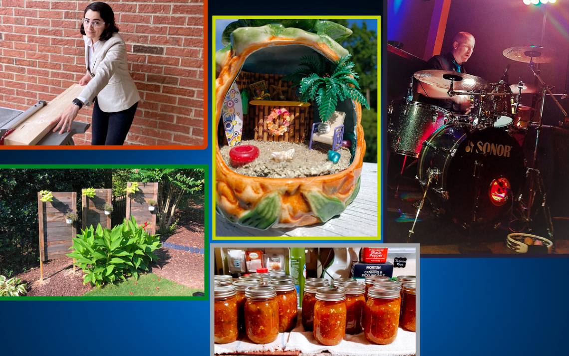 Duke employees use unique hobbies to fight burnout and bring relief from pandemic challenges.