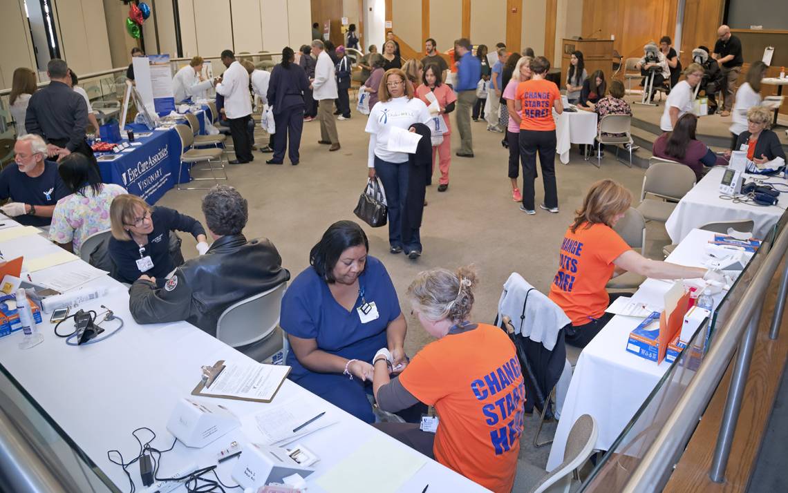 LIVE FOR LIFE's annual Wellness Expo begins its your of Duke locations Oct. 10 and will run throughout the month. Photo by Duke Photography.