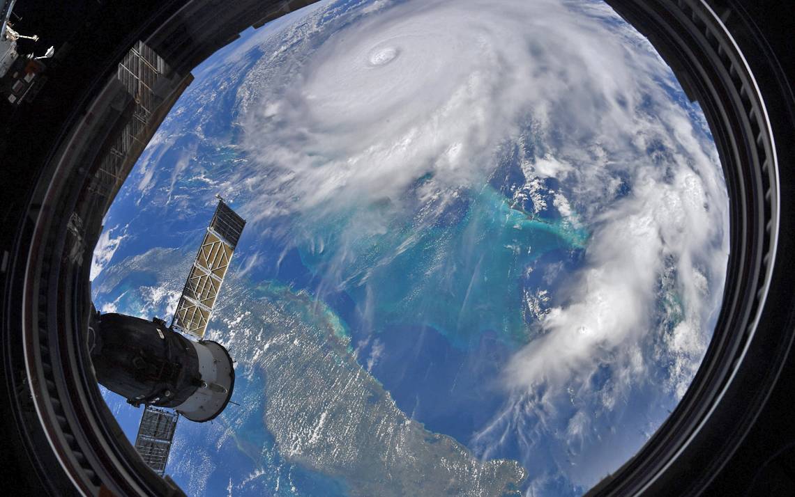 NASA astronaut Christina Koch snapped this image of Hurricane Dorian as the International Space Station during a flyover on Monday, September 2, 2019. The station orbits more than 200 miles above the Earth. Image Credit: NASA