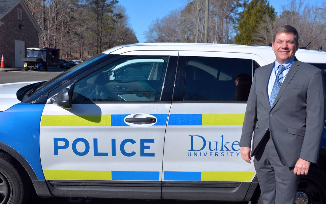 John Dailey, chief of Duke University Police Department, oversees about 150 police and security officers.