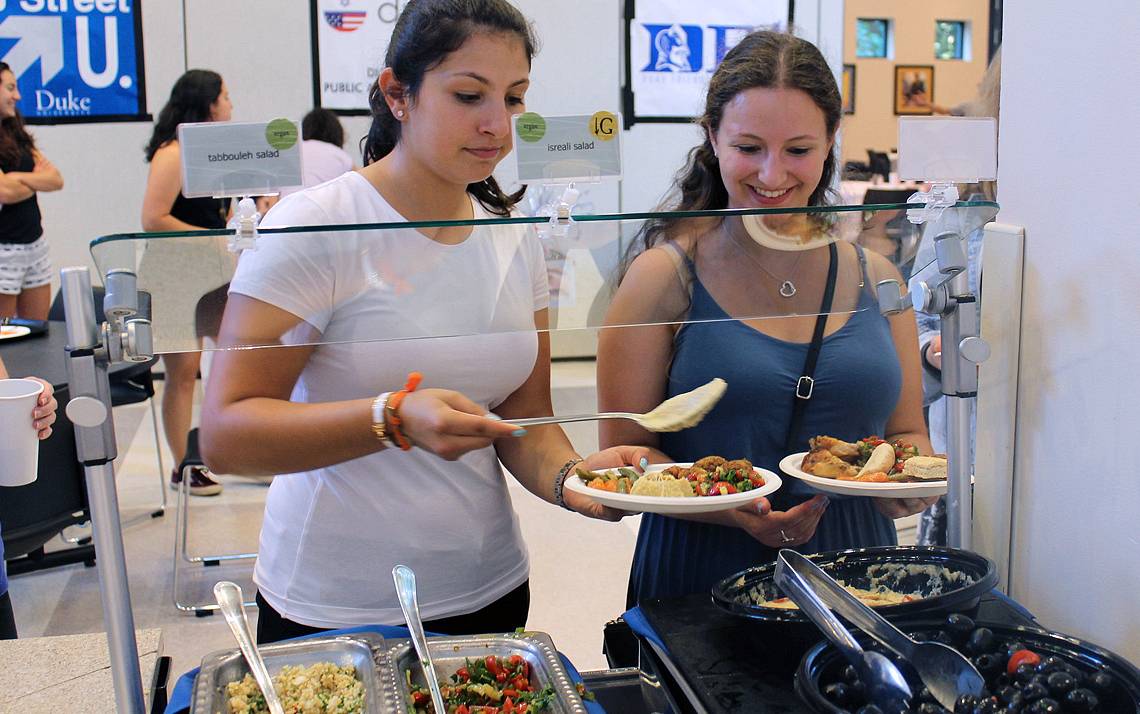 The community that's grown up around the Freeman Center for Jewish Life is due in large part to the food that comes out of the center's kosher kitchen.