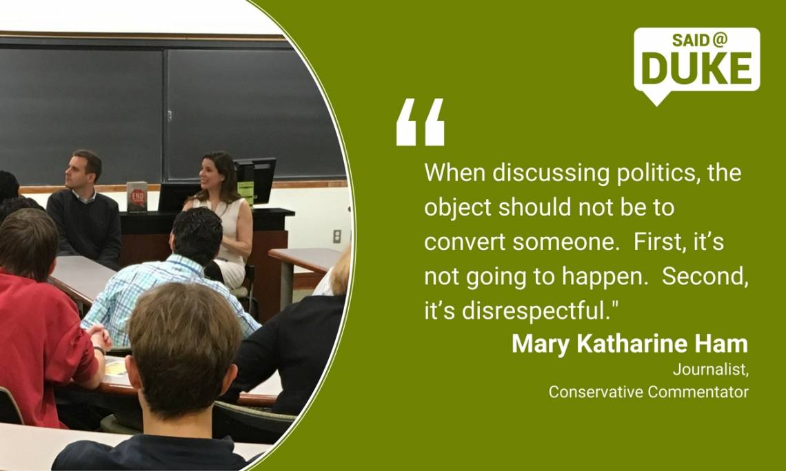 Mary Ham: The object should not be to convert someone