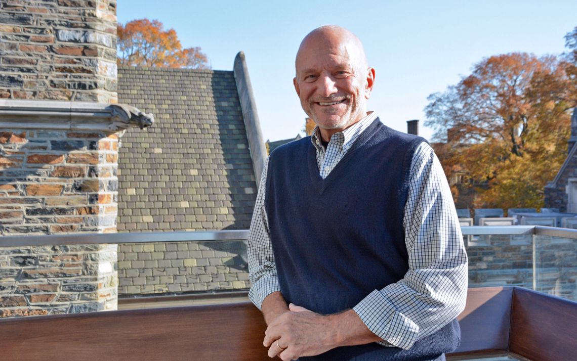 After 17 years as Duke's director of project management, Paul Manning will retire at the end of the year. Photo by Stephen Schramm.