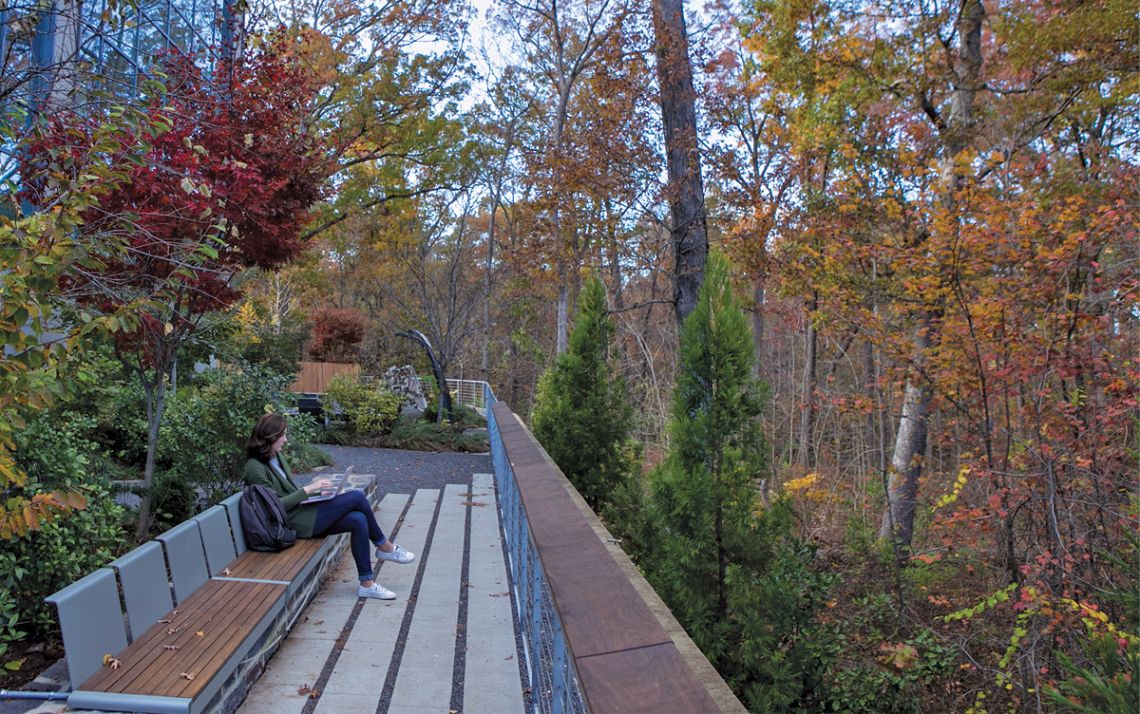 Murphy-Nimocks Meditation Garden.