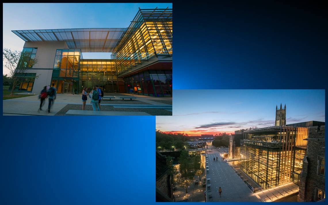 Rubenstein Arts Center and West Campus both received national awards.