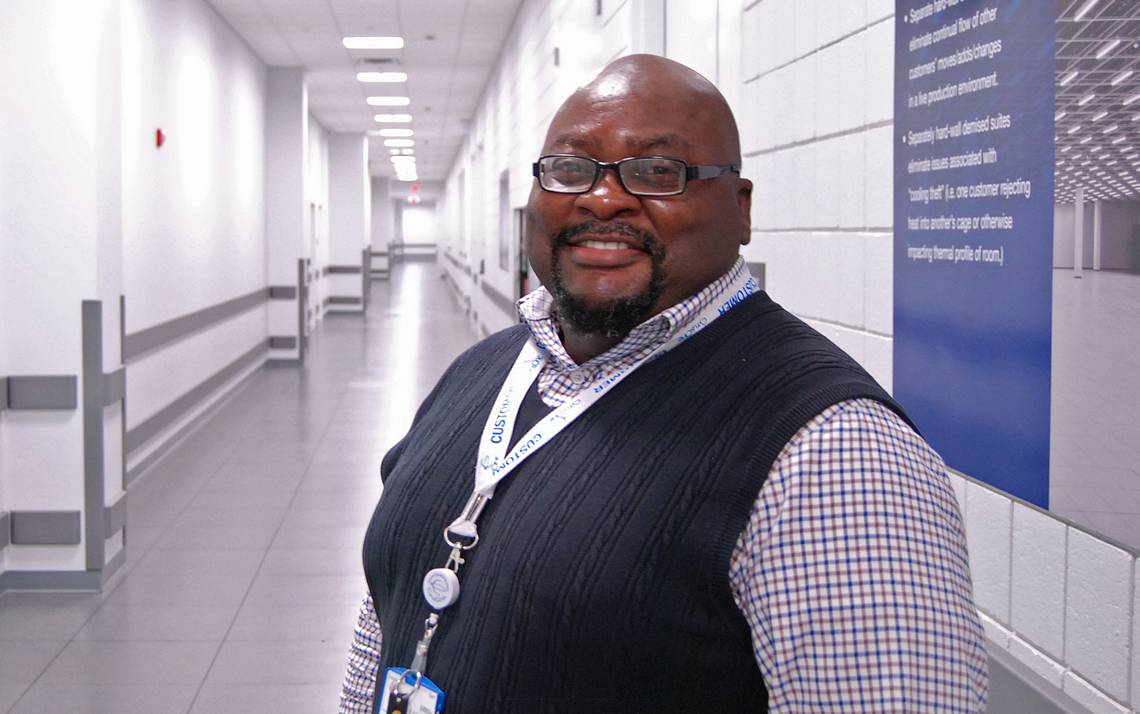 Duke Health Technology Solution's Shelton Perry helps keeps the vital computing functions of Duke Health System going.