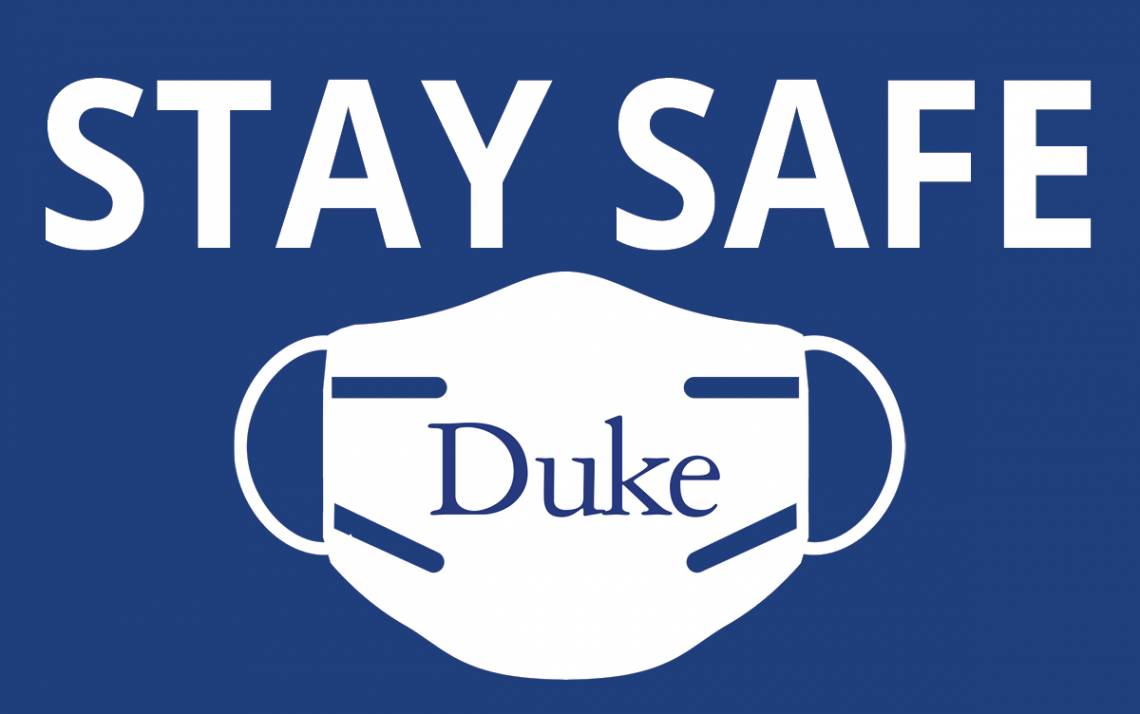 Face masks or coverings must be worn by all employees working on Duke’s campus when in the presence of others and in public settings where social distancing measures are difficult to maintain.