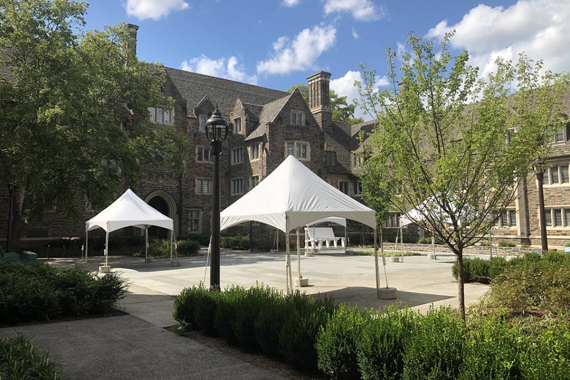 Tents in Craven Quad