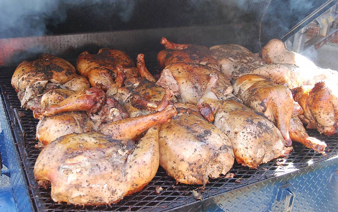 More than two months before they started roasting turkeys for the Thanksgiving meal, Duke Dining took an important step in reserving the birds for one of its biggest meals of the year. Photo by Jack Frederick.