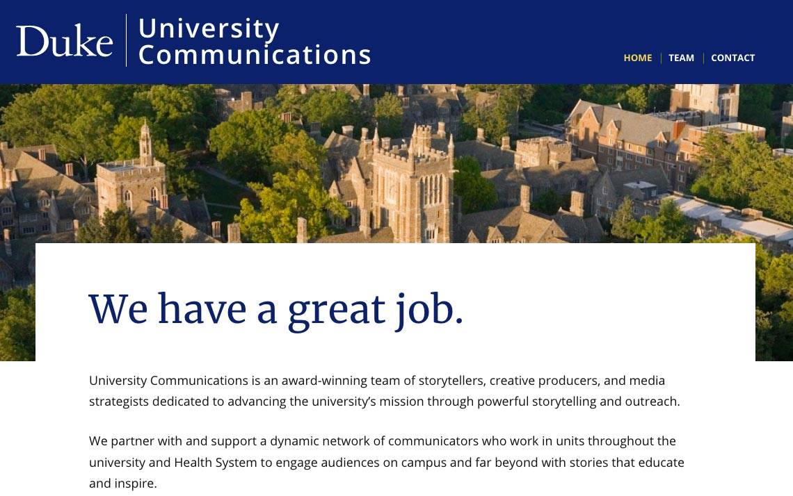 University Communications