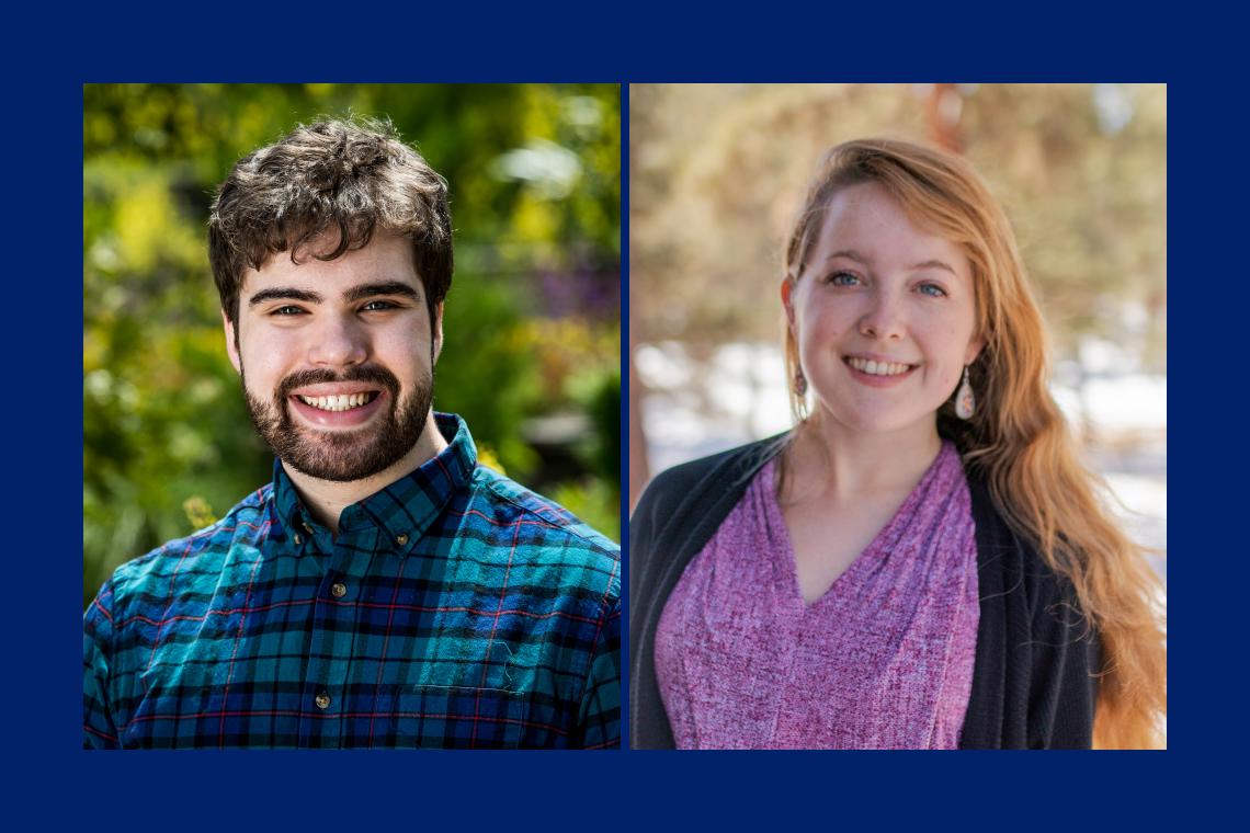 Udall Scholarship Recipients Quinn Smith and Joy Reeves