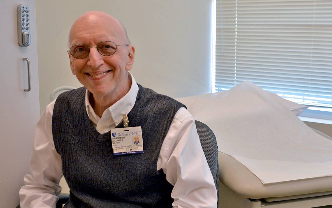 William Meyer counsels patients through various issues, including pregnancy and postpartum anxiety, depression and late-term pregnancy loss. Photo by Jonathan Black.