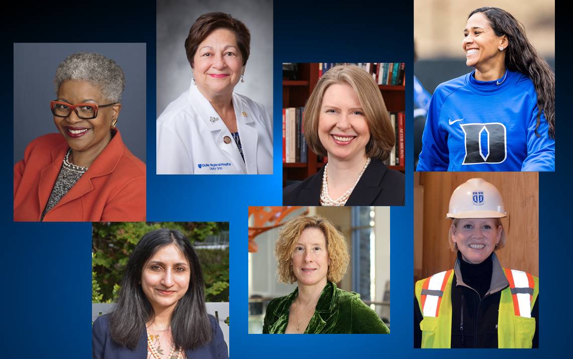 (Top row; left to right) Zoila Airall, Vicky Orto, Kerry Abrams and Marissa Young. (Bottom row; left to right) Rukmini Balu, Cate Brinson and Sally Curtis.