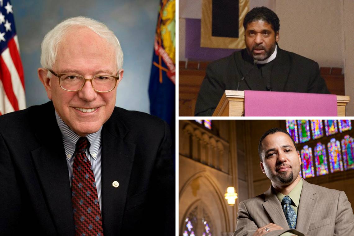 Sen. Bernie Sanders and Revs. William Barber and Luke Powery will hold a public conversation April 19.