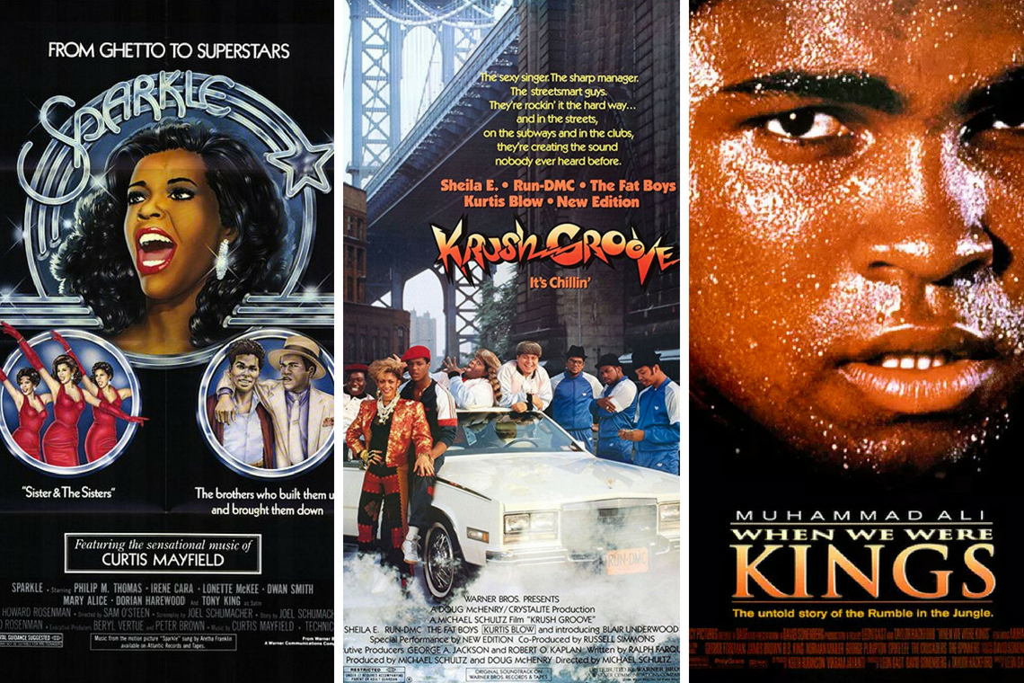 Krush Groove and other movie posters