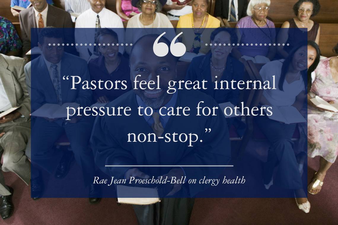 Pastors feel great internal pressure to care for others non-stop. The sacred nature of their work combined with the many roles they play makes pastors reluctant to take breaks.