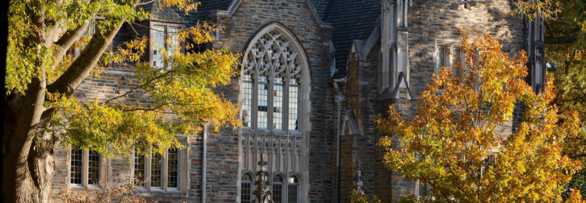 Allen Building in fall