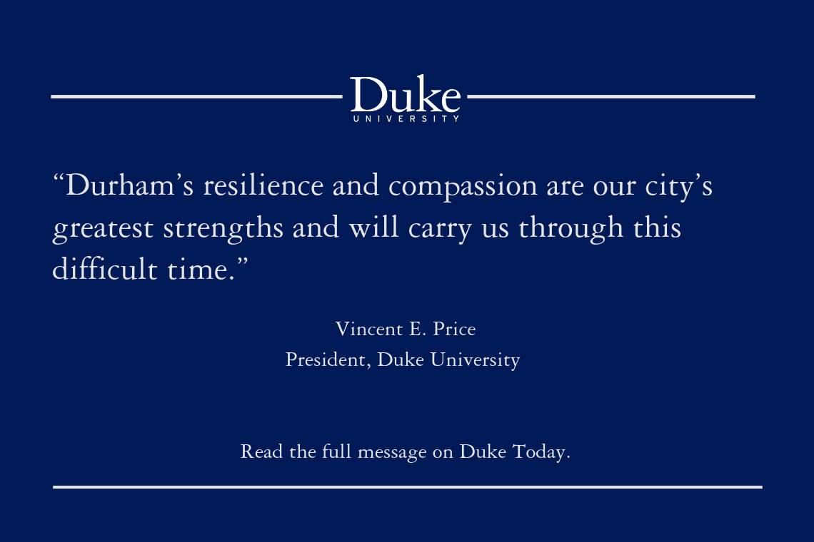 President Price message on gas explosion