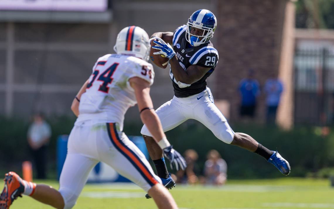 Duke fans can watch Shaun Wilson and the rest of the Blue Devils host UNC on Nov. 10 with discounted tickets.