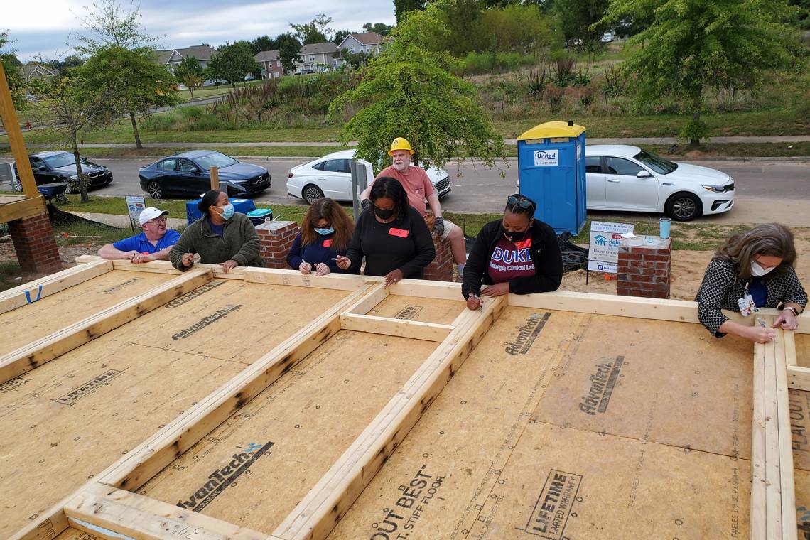 Work begins on the new Habitat house