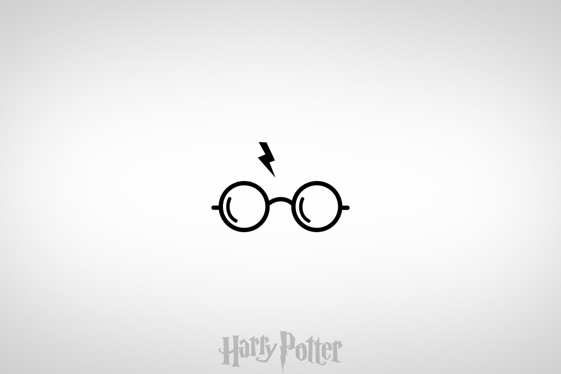 Harry Potter glasses and lightning scar