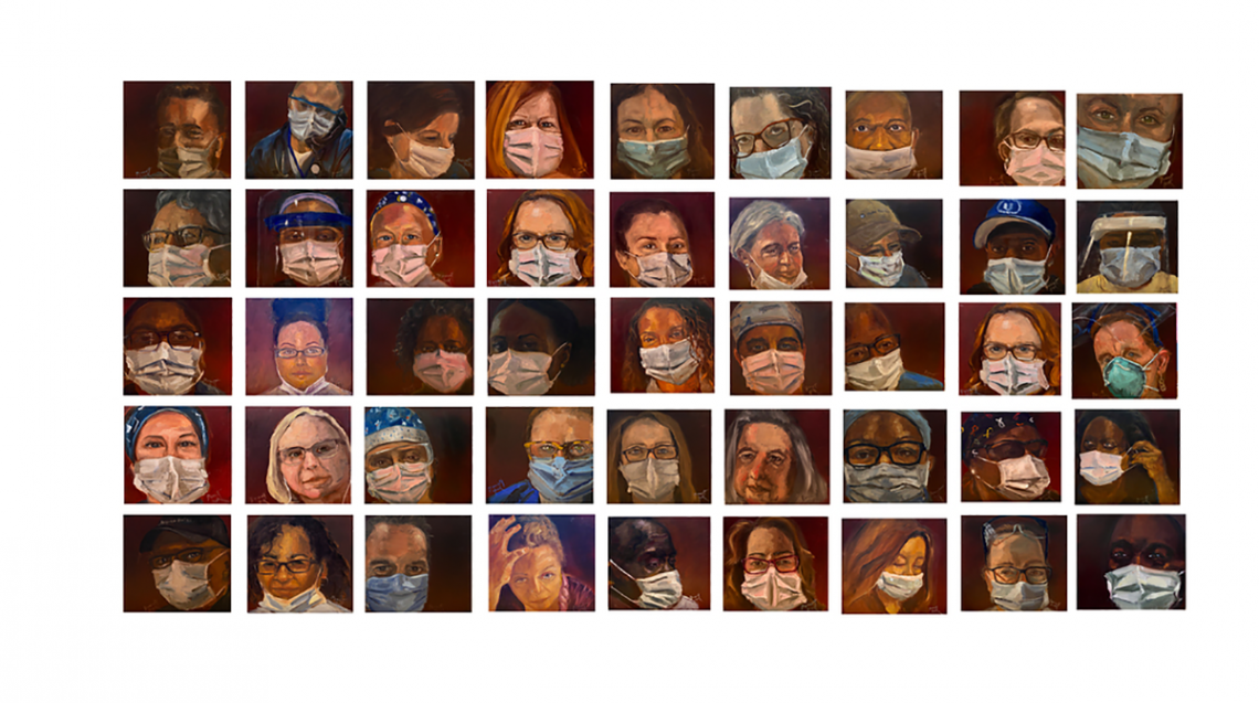 45 portraits of Duke Hospital Employees by Maria Hock