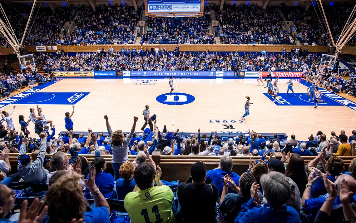 Cameron Indoor Stadium is now certified for accommodating children and adults with autism, dementia, anxiety, post-traumatic stress disorder and other similar conditions. Photo courtesy of Duke Athletics.
