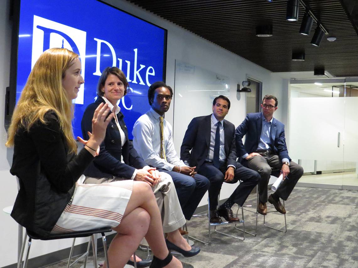 Duke alums discuss their careers and how they ended up working in DC