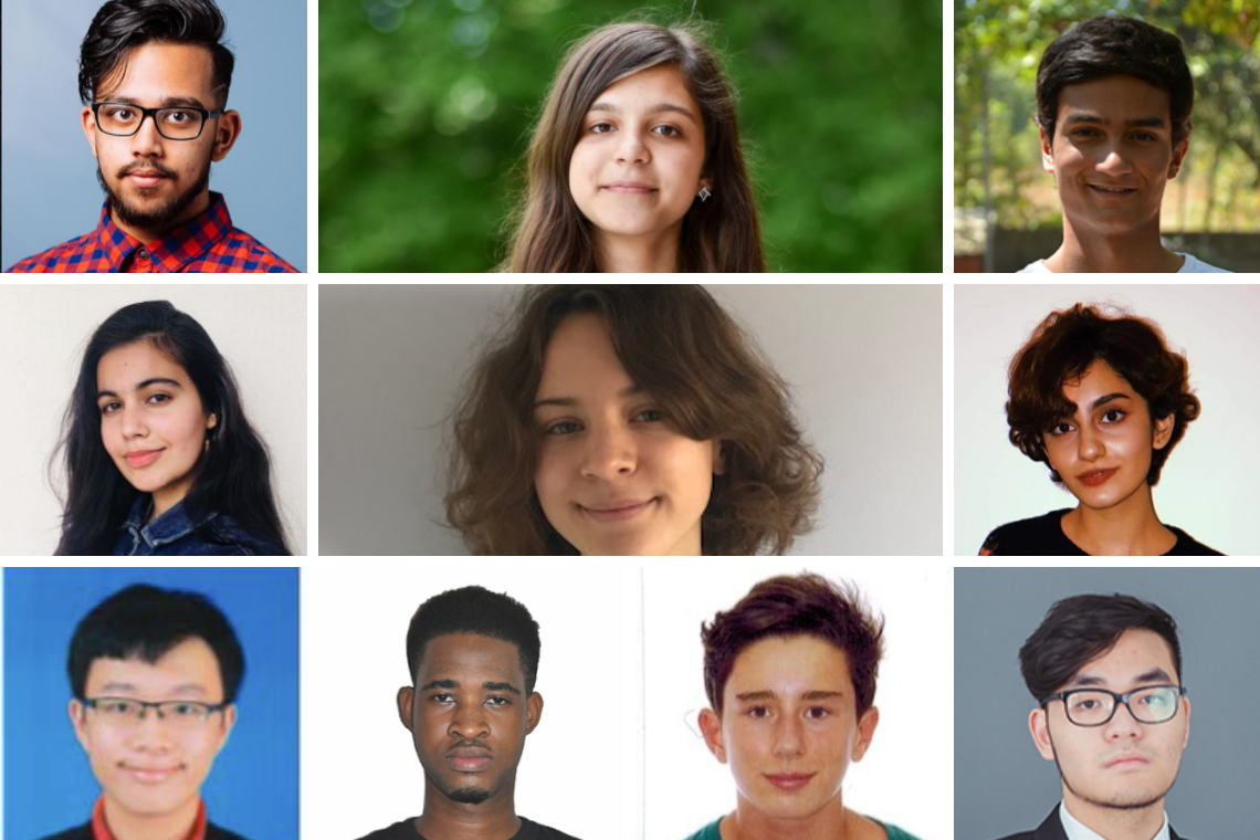 The Class of 2023 Karsh Scholars: Top: Prince Ahmed; Maryam Shahid; Ignacio Valdez Bicard. Middle: Nour Kanaan; Mare Kozmar; Ayesham Khan. Bottom: Qi Xuan Khoo; Edem Ahorlu Kofi; Alberto José García Pérez; and Thuan Minh Tran.