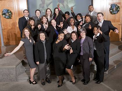 The 2013 class of the First Time Supervisor Program pose for a picture after graduation. Nominations are now being accepted for the next class. Photo by Duke Photography.