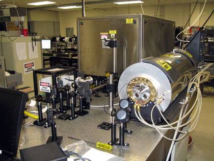 This powerful one-ton laser, capable of firing dozens of pulses a second, gives researchers a new way to detect tiny amounts of hazardous gases from up to one kilometer away, and under normal atmospheric pressure -- something that wasn’t thought possib