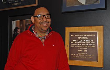 Sean Palmer found his path to ministry at the Mary Lou Williams Center for Black Culture at Duke. Photo by Marsha A. Green.