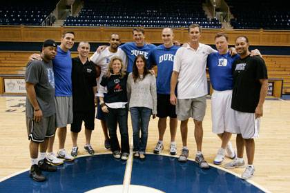 Members of the championships teams reunite with documentary producers Amy Unell and Madeleine Sackler.