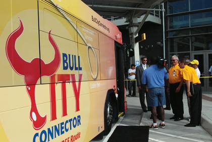 The Bull City Connector is just one way to get to and from Duke without a car.
