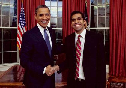 Ronnie Chatterji worked with President Obama and others while serving as senior economist at the White House Council of Economic Advisers.