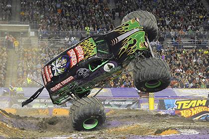 Grave Digger is one of the most popular Monster Trucks that can be seen on the Monster Jam tour. Employees can get a discount to the event in Raleigh. Photo courtesy of Monster Jam.