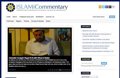 ISLAMiCommentary aims to bring commentary from the Islamic and Muslim communities to the wider public.