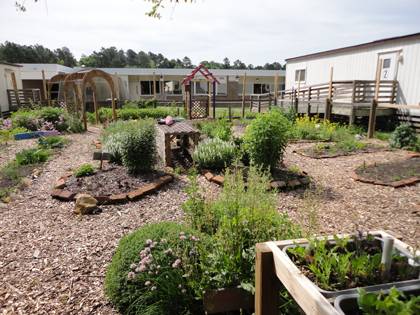 The class fee for the OLLI science seminars will fund DURO projects such as the vegetable garden at Lakewood Elementary.