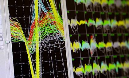 Neuron signals from monkey brains mark activity in areas controlling movement.