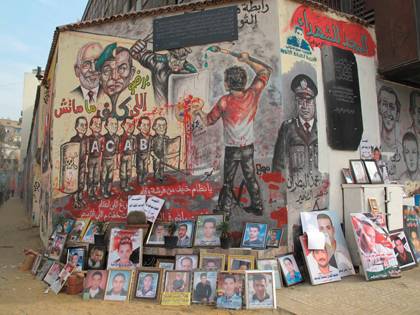 Swedish photographer Mia Grondahl documented the graffiti art that arose in Egypt following the 2011 uprising.