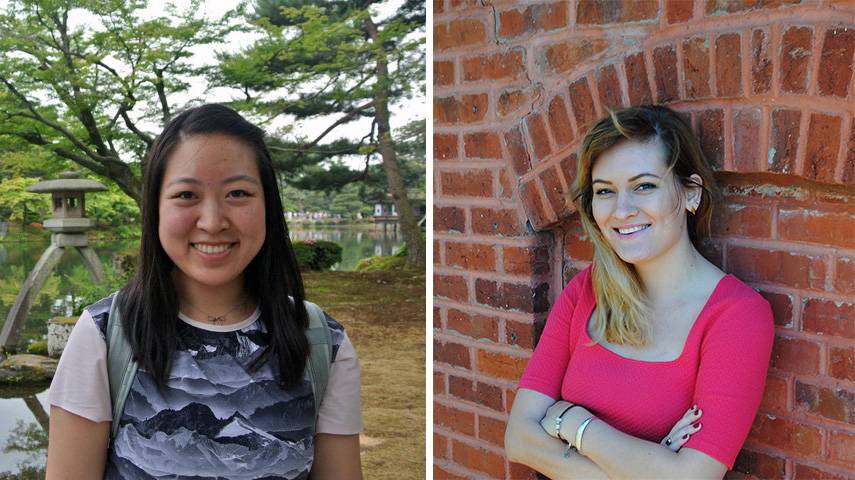 Humanities grad students Hannah Ontiveros and Kelly Tang participated in the NHC pilot program.